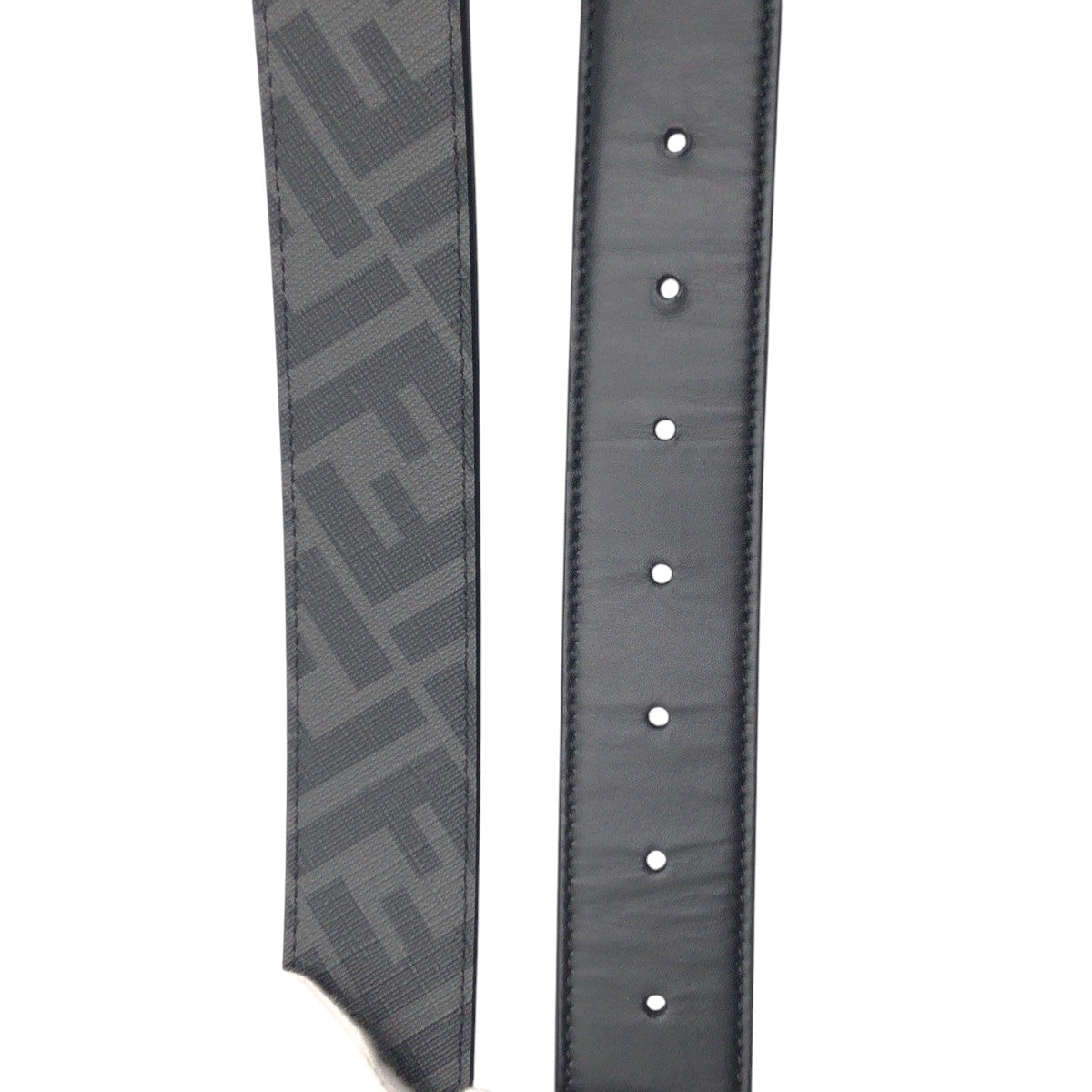 Fendi Black Revesible Men’s Belt Zucca FF logo