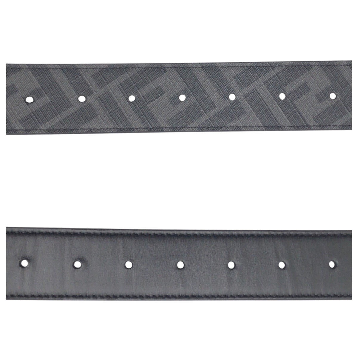 Fendi Black Revesible Men’s Belt Zucca FF logo