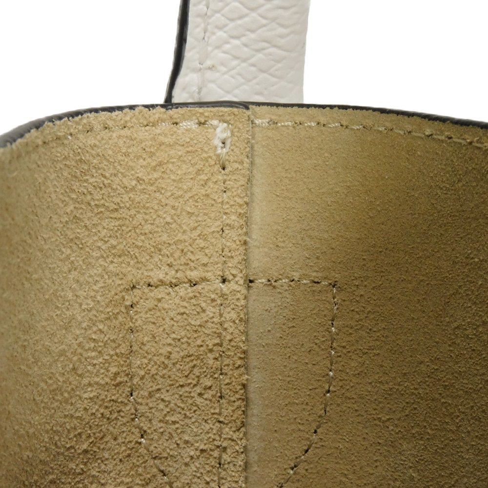 Longchamp – Epurée S Bucket Bag – Cuir d’Ursie – Blanc Russian Embossed