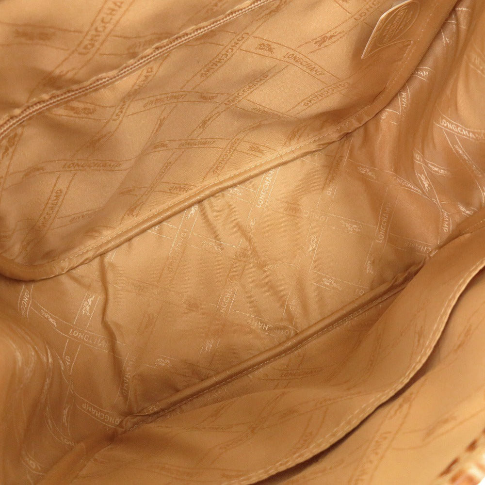 Longchamp – Rozo Handbag – Model Croco-Embossed Leather – Camel