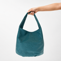 BOTTEGA VENETA Green Intrecciato Hobo Bag Previously Owned Authentic