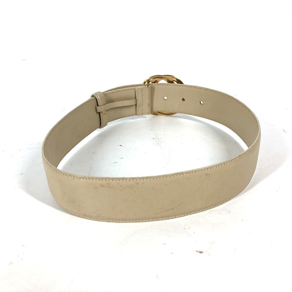 GUCCI – GG Logo Leather Belt – Model 037･0394 – Beige – Women’s Size 65 – 100% Authentic ✨Very Good Previously Owned Condition  ~54% Total Savings