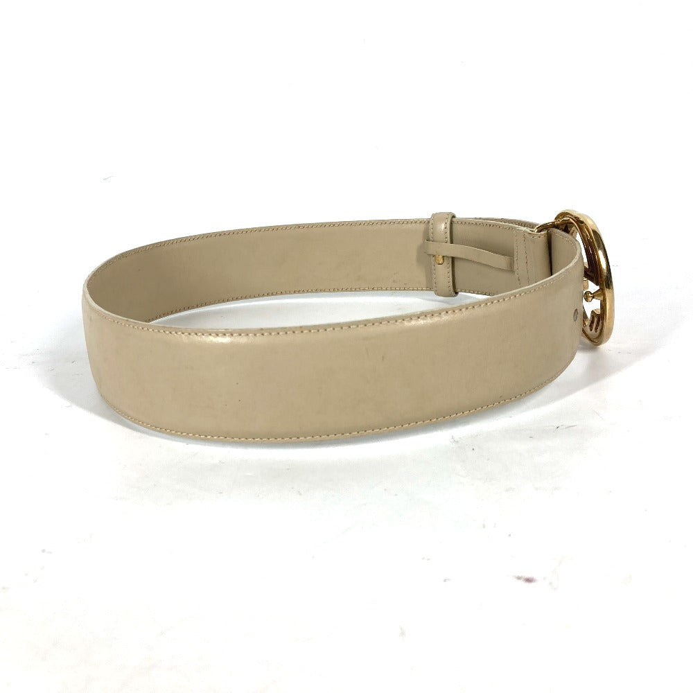 GUCCI – GG Logo Leather Belt – Model 037･0394 – Beige – Women’s Size 65 – 100% Authentic ✨Very Good Previously Owned Condition  ~54% Total Savings