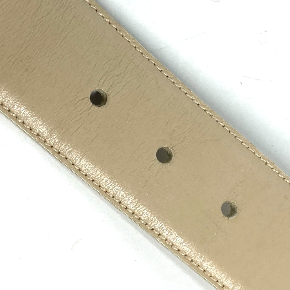 GUCCI – GG Logo Leather Belt – Model 037･0394 – Beige – Women’s Size 65 – 100% Authentic ✨Very Good Previously Owned Condition  ~54% Total Savings