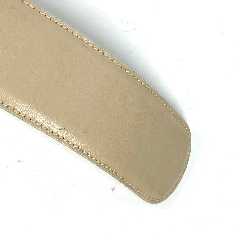 GUCCI – GG Logo Leather Belt – Model 037･0394 – Beige – Women’s Size 65 – 100% Authentic ✨Very Good Previously Owned Condition  ~54% Total Savings