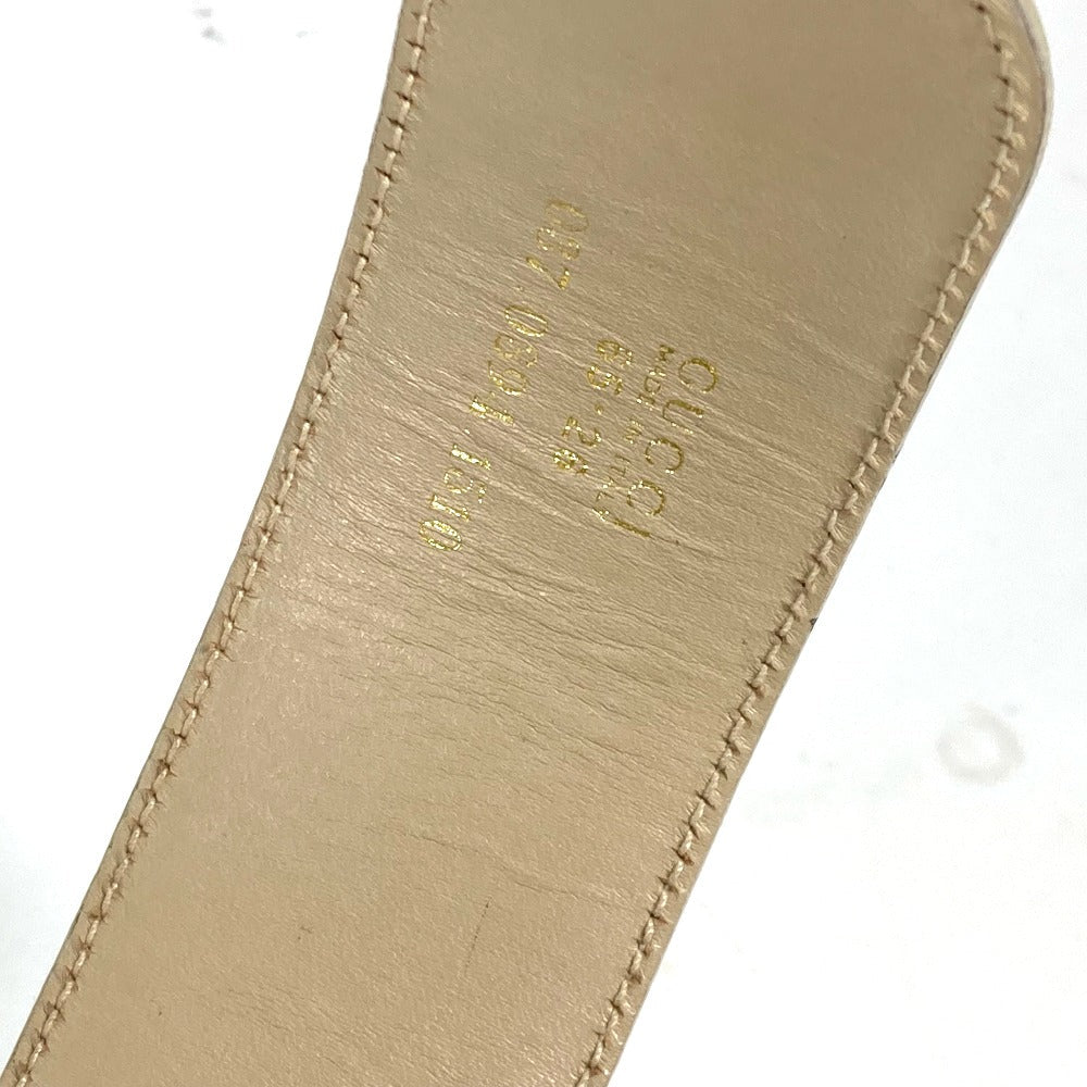 GUCCI – GG Logo Leather Belt – Model 037･0394 – Beige – Women’s Size 65 – 100% Authentic ✨Very Good Previously Owned Condition  ~54% Total Savings