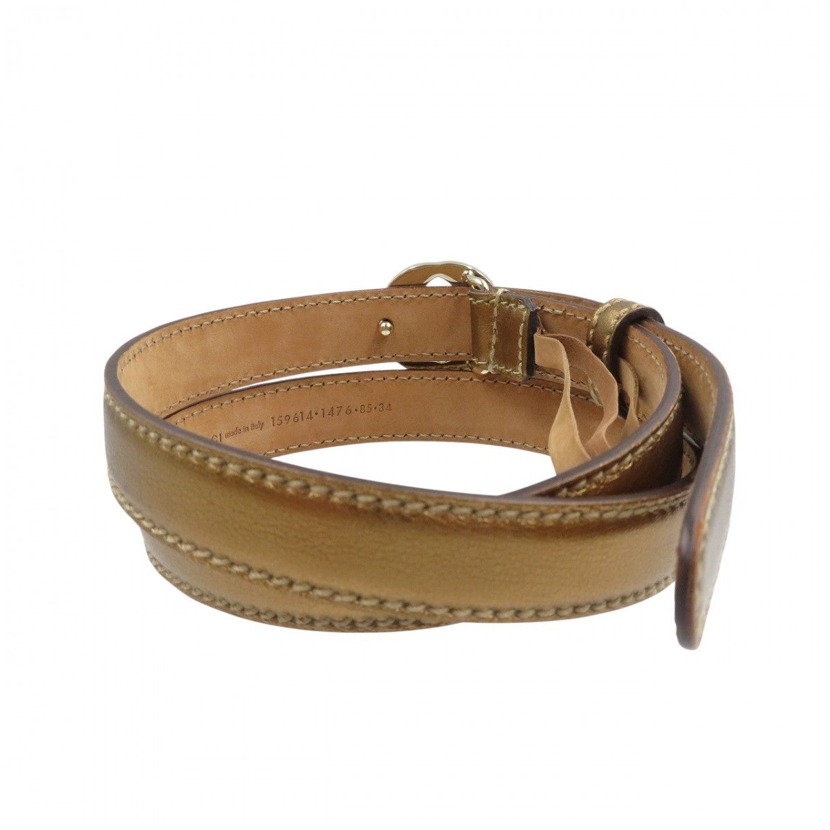 GUCCI Belt Leather Gold – Women’s – 100% Authentic ✨Excellent Pre-Owned Condition