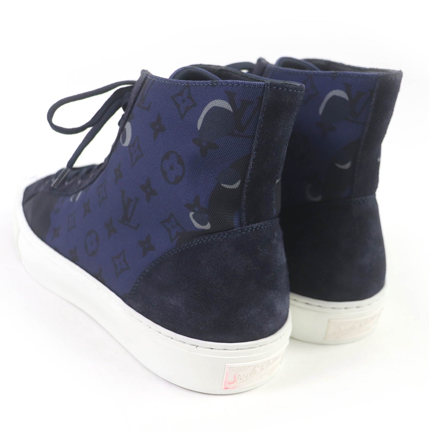 LOUIS VUITTON – High Cut Sneakers – Tattoo Line  – Navy –
