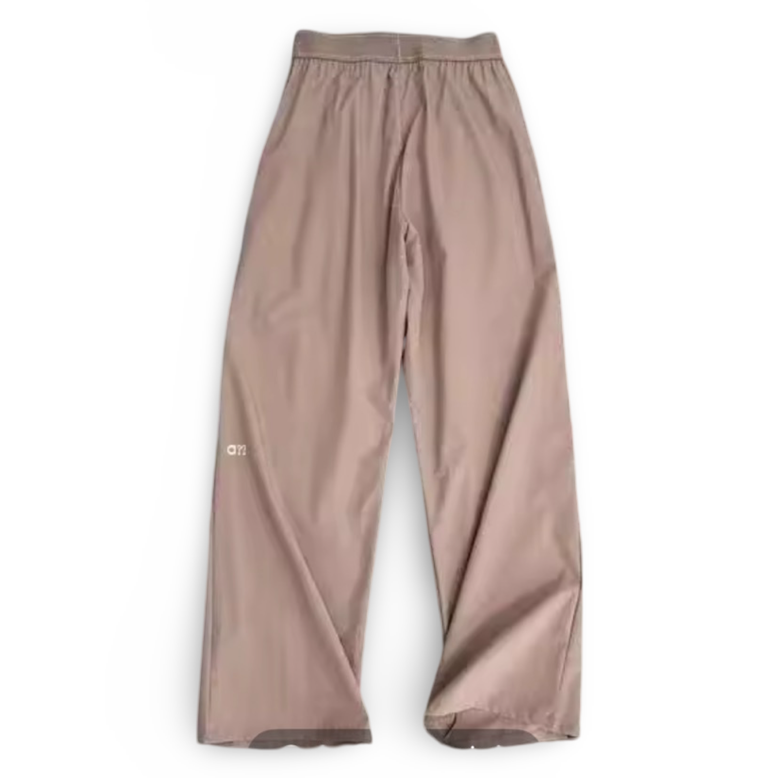 High-Waist Straight-Leg  – Soft Stretch Full-Length Casual Trousers