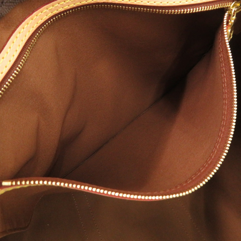 LOUIS VUITTON – Boston Duffel Bag – Keepall Bandoulière 55 –Brown | Monogram Canvas with Vachetta Leather trim