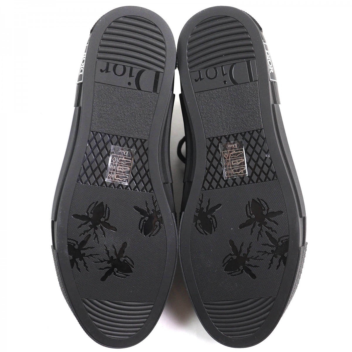 Dior Homme – High Cut Sneakers  – Dior Oblique Line Black size 43