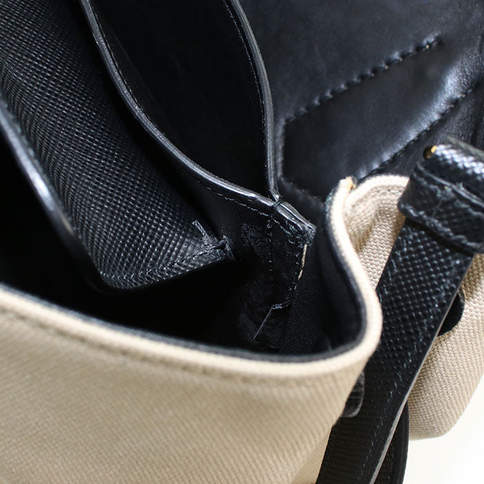 PRADA – 2WAY Canapa Tote Bag – Canvas – Beige – 100% Authentic Previously Owned Very Good Condition ~24% Off MSRP