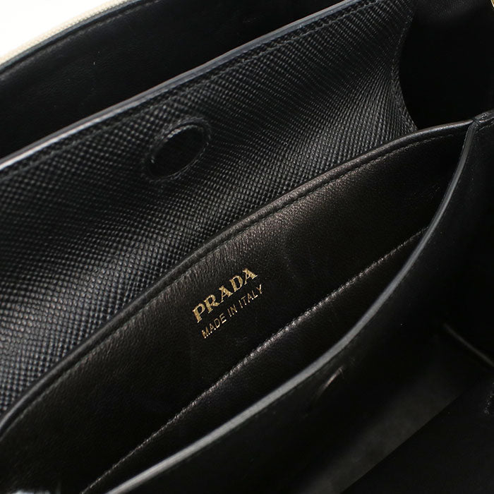 PRADA – 2WAY Canapa Tote Bag – Canvas – Beige – 100% Authentic Previously Owned Very Good Condition ~24% Off MSRP