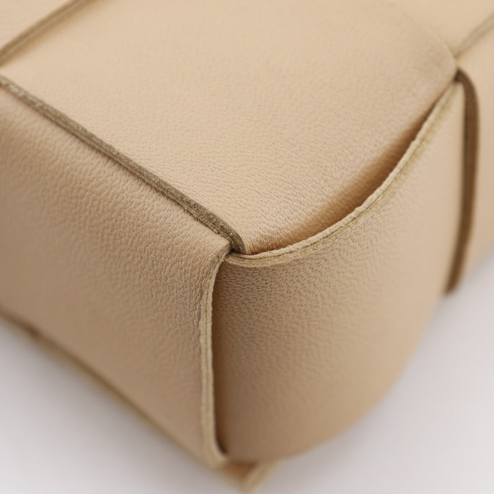 BOTTEGA VENETA – Candy Cassette Mini Shoulder Bag – Beige Lambskin Intrecciato – 100% Authentic ✨Previously Owned Excellent Condition ~33% Off MSRP