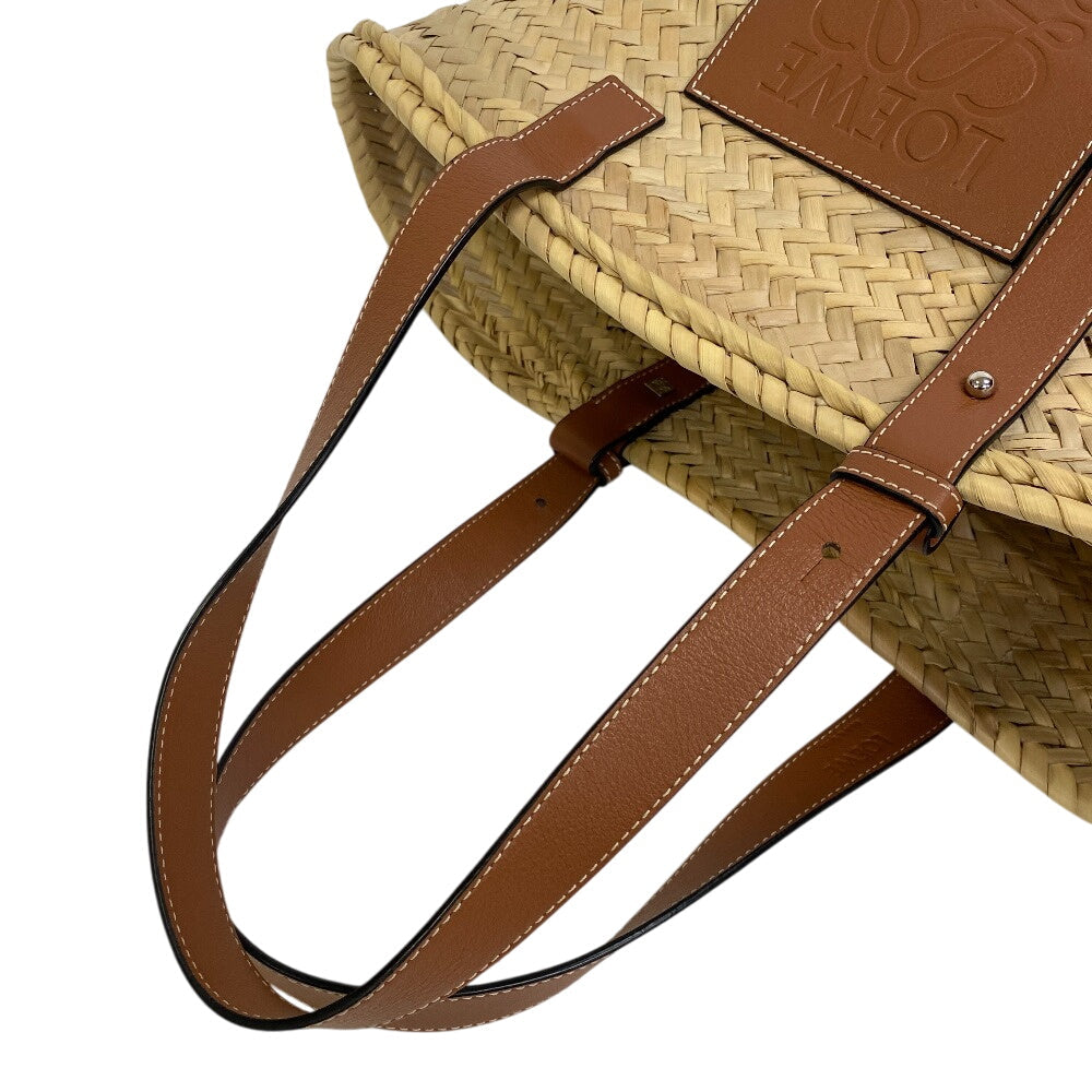 LOEWE Basket  Medium – Raffia & Leather – 2020 – 100% Authentic ✨Very good Pre-Owned Condition