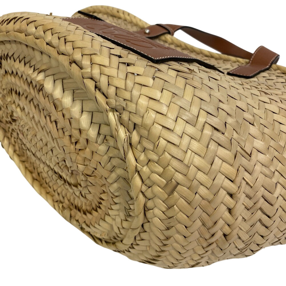 LOEWE Basket  Medium – Raffia & Leather – 2020 – 100% Authentic ✨Very good Pre-Owned Condition