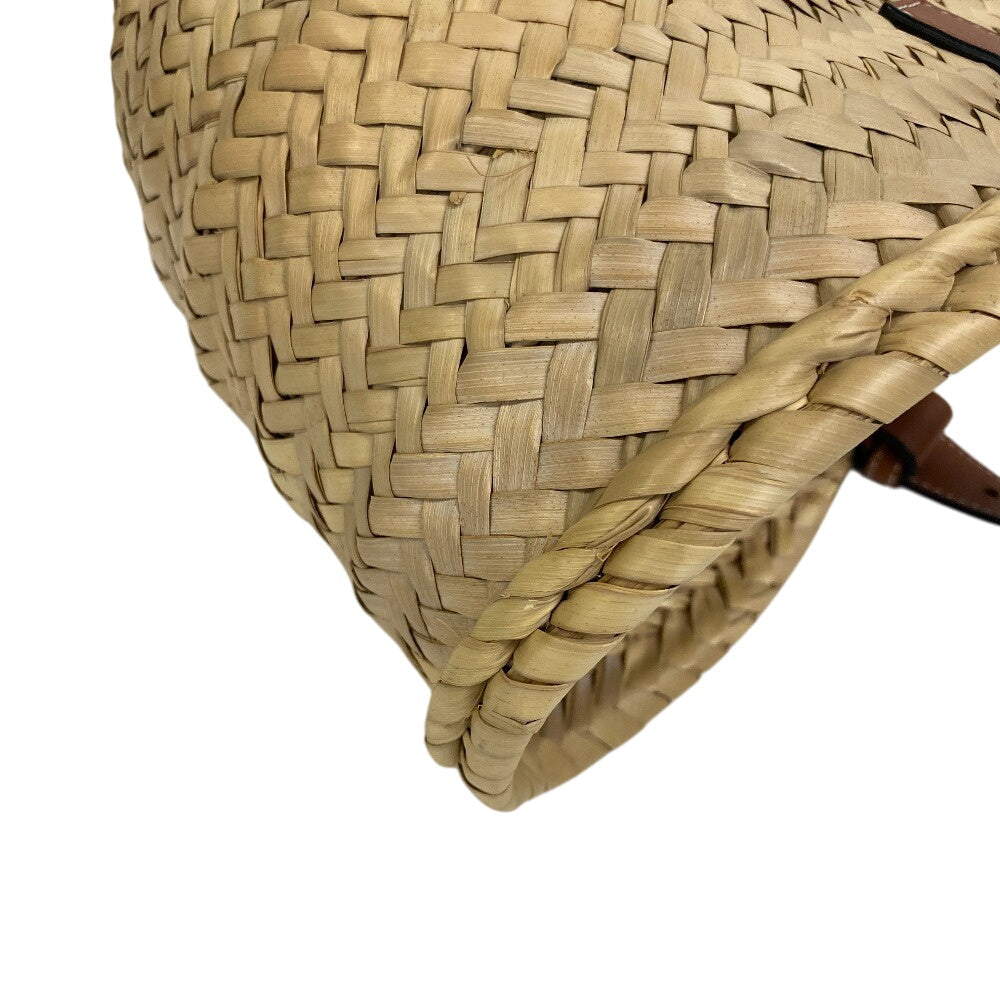 LOEWE Basket  Medium – Raffia & Leather – 2020 – 100% Authentic ✨Very good Pre-Owned Condition
