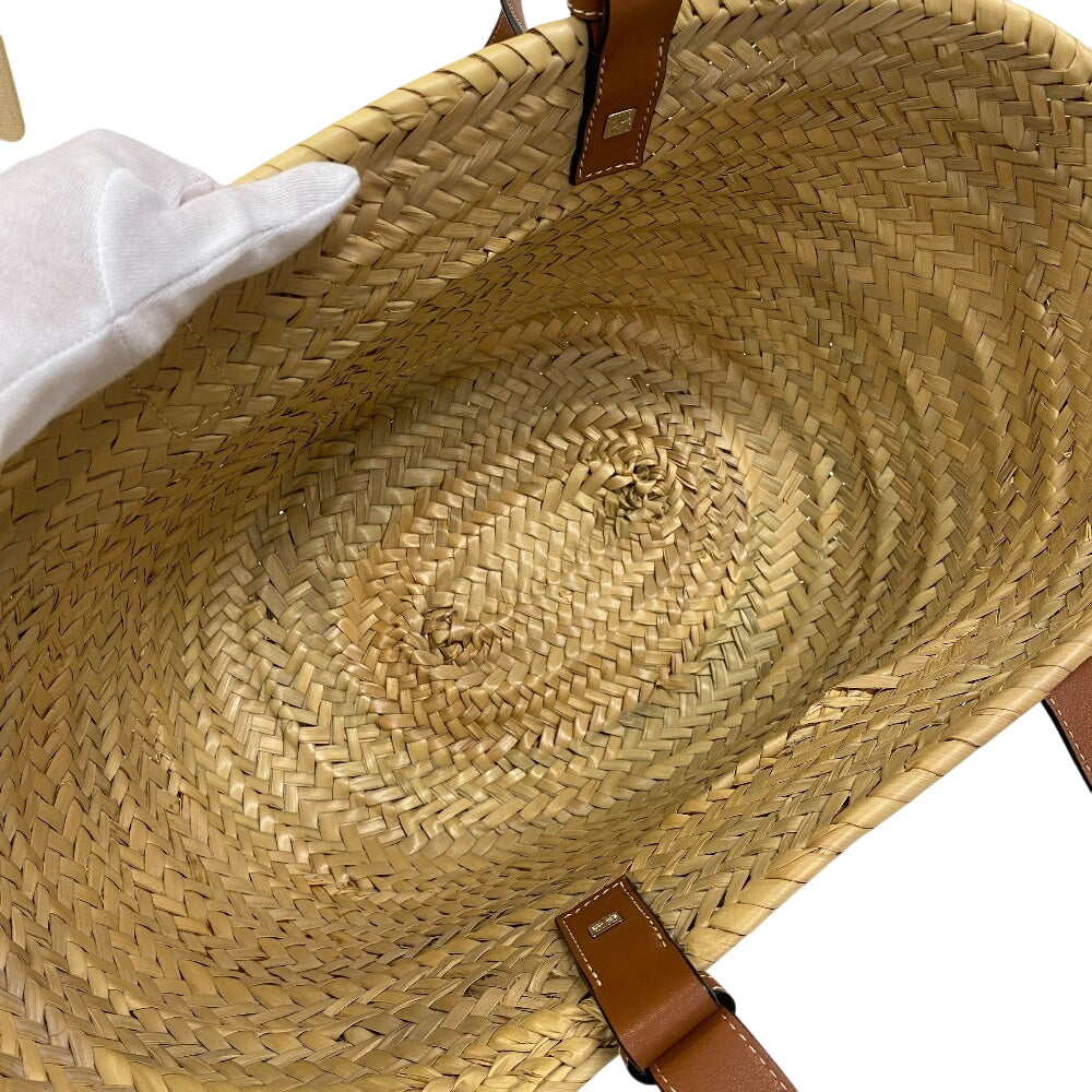 LOEWE Basket  Medium – Raffia & Leather – 2020 – 100% Authentic ✨Very good Pre-Owned Condition