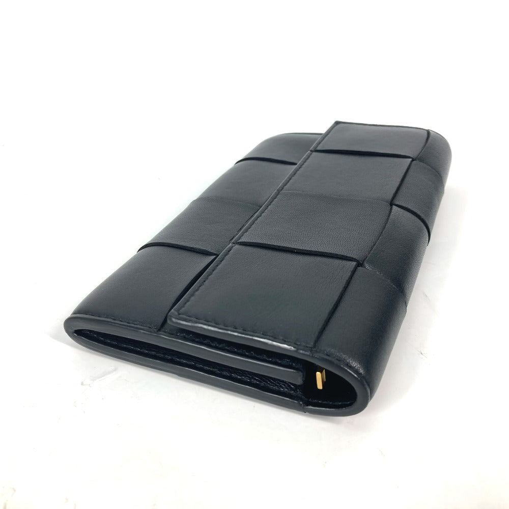 Bottega Veneta
 – Long Wallet  Maxi Intrecciato tt– Black Leather – 2020 – 100% Authentic ✨Excellent Pre-Owned with use Condition