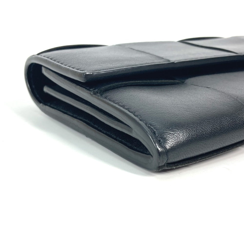 Bottega Veneta
 – Long Wallet  Maxi Intrecciato tt– Black Leather – 2020 – 100% Authentic ✨Excellent Pre-Owned with use Condition