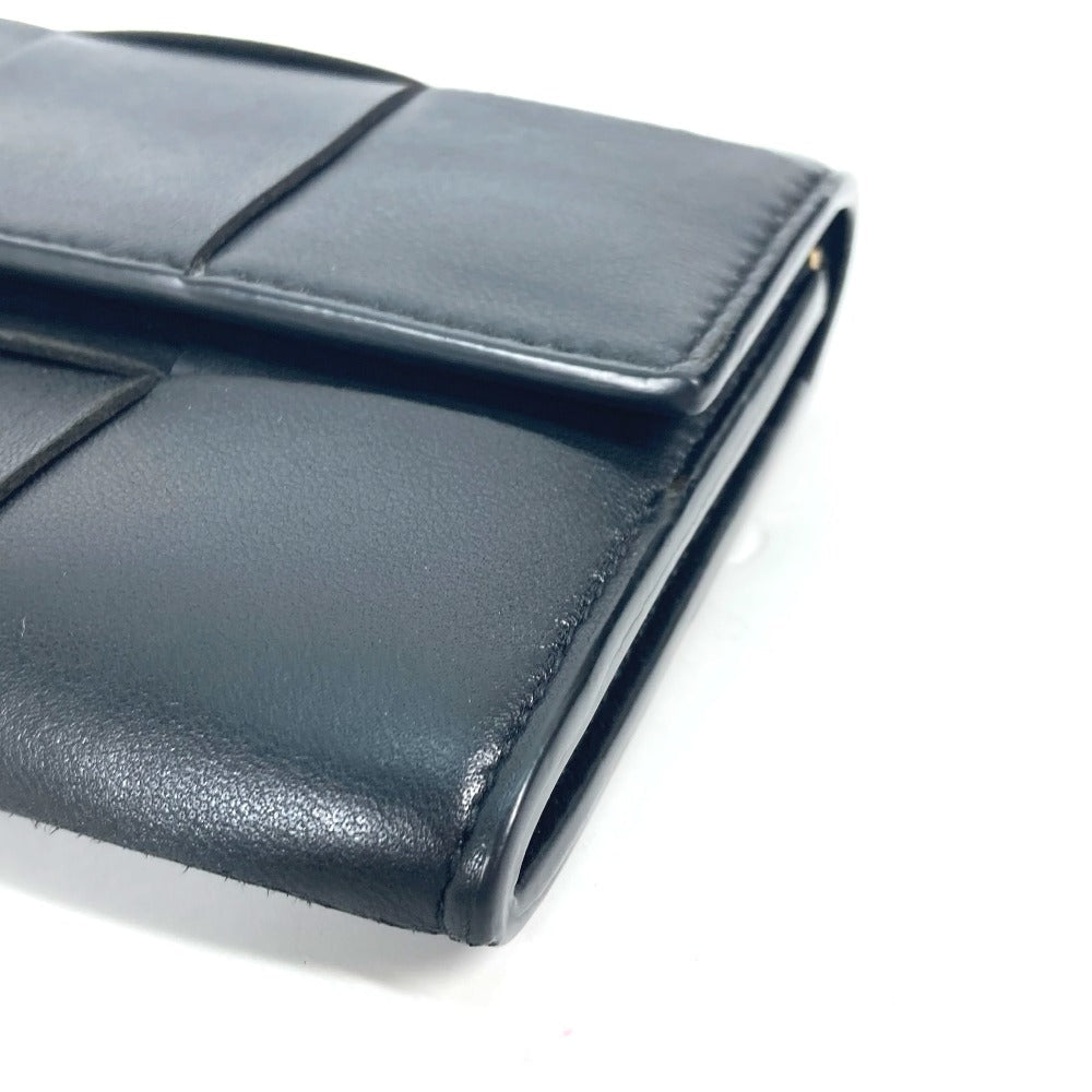 Bottega Veneta
 – Long Wallet  Maxi Intrecciato tt– Black Leather – 2020 – 100% Authentic ✨Excellent Pre-Owned with use Condition