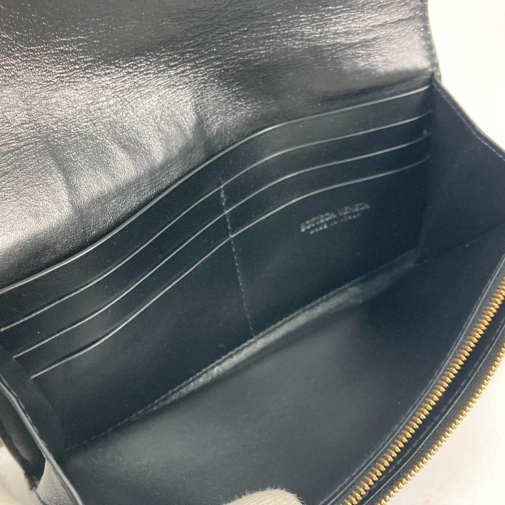 Bottega Veneta
 – Long Wallet  Maxi Intrecciato tt– Black Leather – 2020 – 100% Authentic ✨Excellent Pre-Owned with use Condition