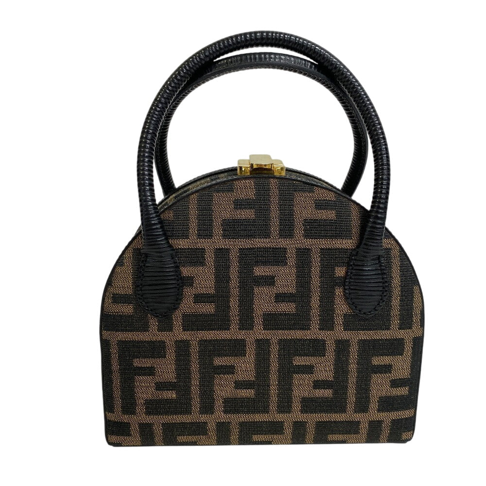 FENDI – Zucca Line Handbag – Brown Canvas – 100% Authentic Pre-Owned Excellent Condition ~29% Off MSRP