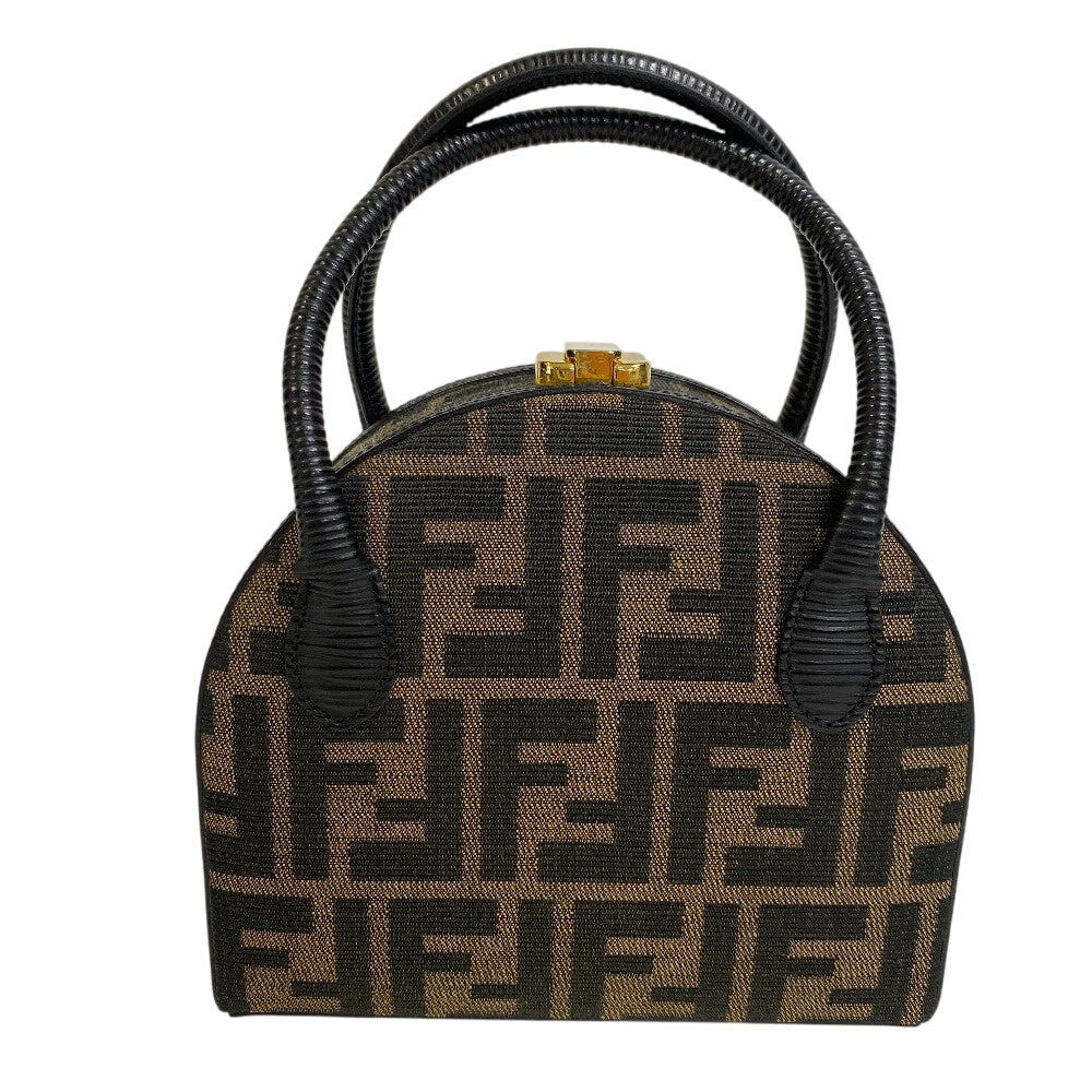 FENDI – Zucca Line Handbag – Brown Canvas – 100% Authentic Pre-Owned Excellent Condition ~29% Off MSRP