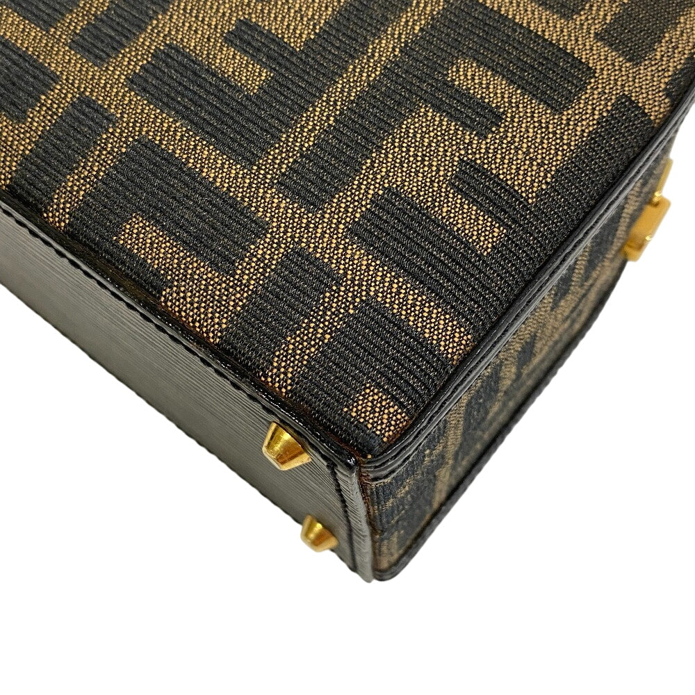 FENDI – Zucca Line Handbag – Brown Canvas – 100% Authentic Pre-Owned Excellent Condition ~29% Off MSRP