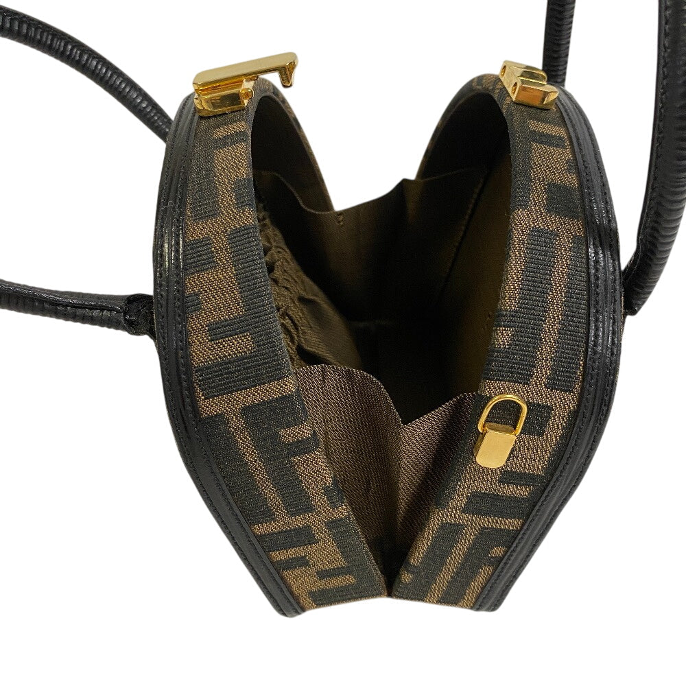 FENDI – Zucca Line Handbag – Brown Canvas – 100% Authentic Pre-Owned Excellent Condition ~29% Off MSRP