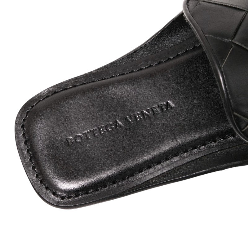 BOTTEGA VENETA – Black Leather Sandals – Size 37 (US 6) – 100% Authentic ✨Previously Owned Excellent Condition ~33% Off MSRP
