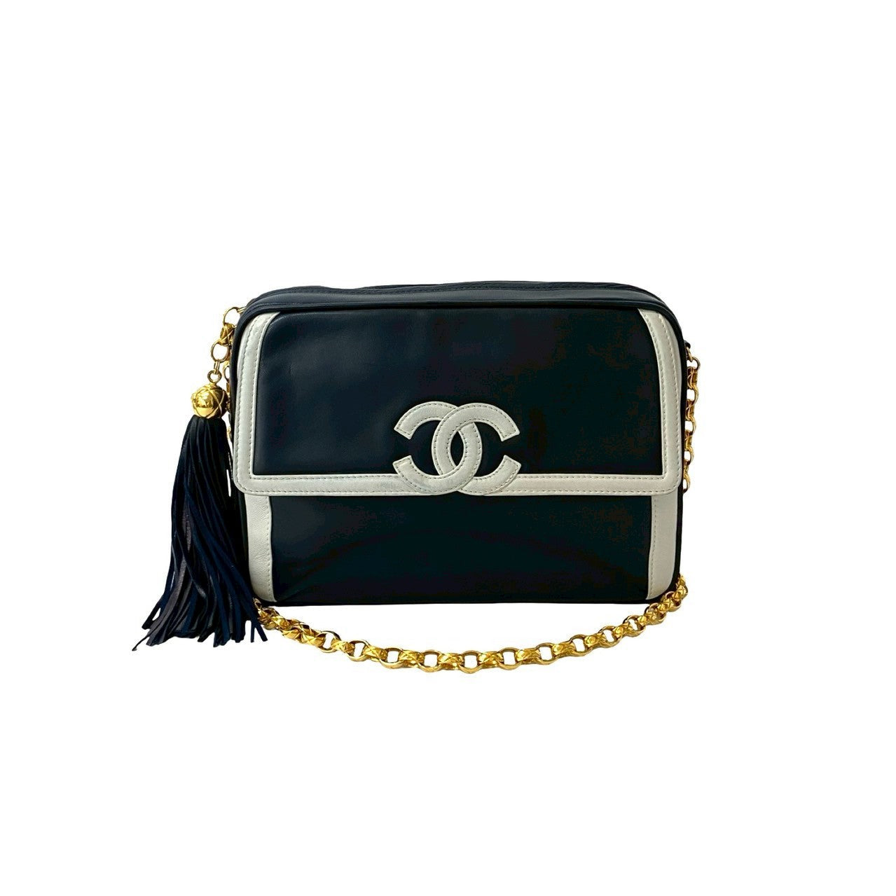Chanel Coco Mark – 2nd Series – Navy Lambskin Leather