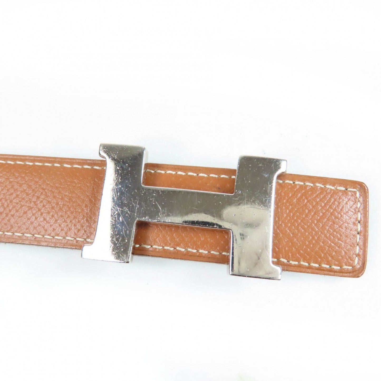 HERMÈS – Constance Belt – Leather – Brown