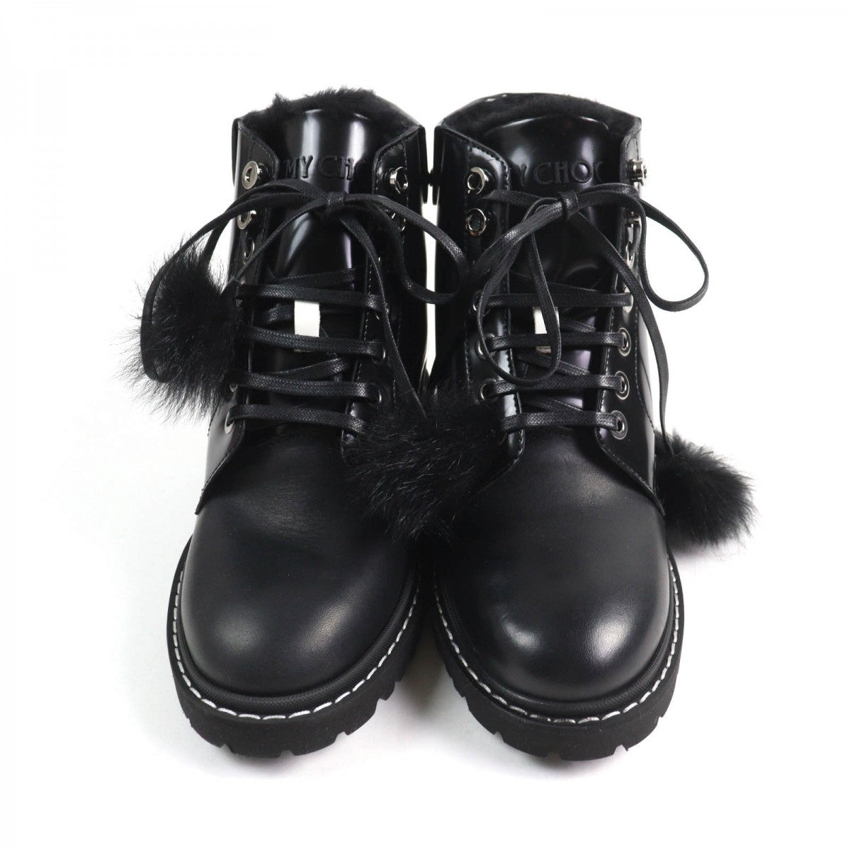 JIMMY CHOO – SNOW FLAT Short Boots Size 39.5.   100% Authentic Excellent Pre-Owned ✨Unused Condition