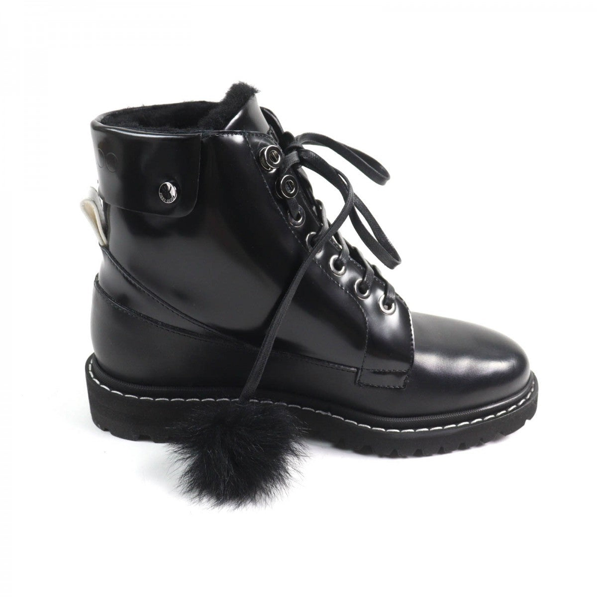 JIMMY CHOO – SNOW FLAT Short Boots Size 39.5.   100% Authentic Excellent Pre-Owned ✨Unused Condition