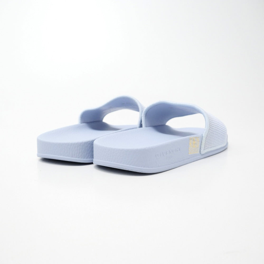 Givenchy                Light Blue Leather and Fabric Sandals – Women’s EU 38