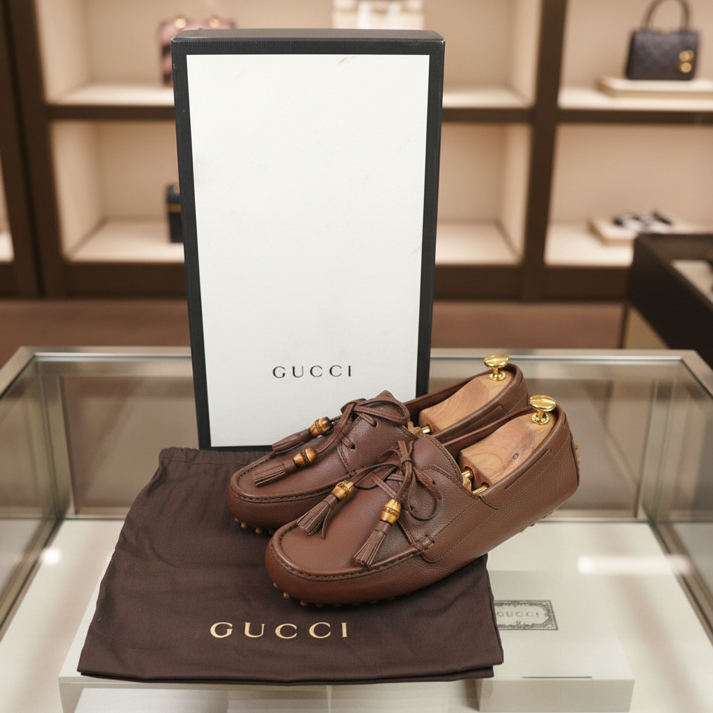 Gucci Men’s Loafers  Size: 8.5  Authentic ✨Excellent Pre-Owned/Unused condition with Minor Storage Wear ~24% off MSRP