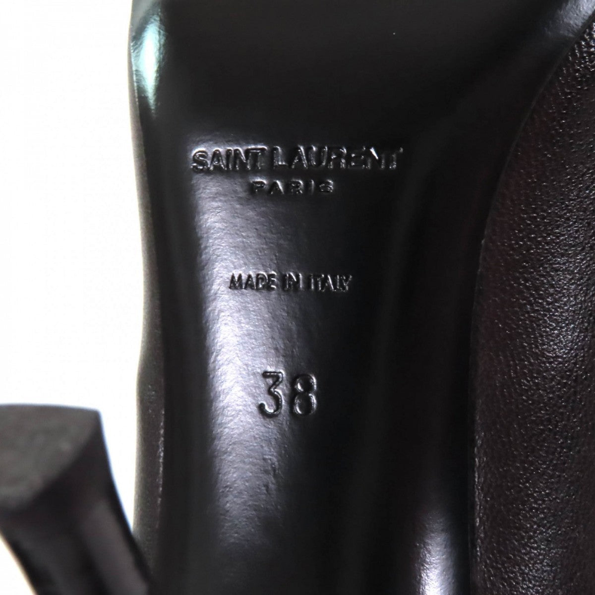 SAINT LAURENT Ricky Short Boots  Black Leather – Women’s 38 – 100% Authentic Excellent Pre-Owned Condition ~27% off MSRP