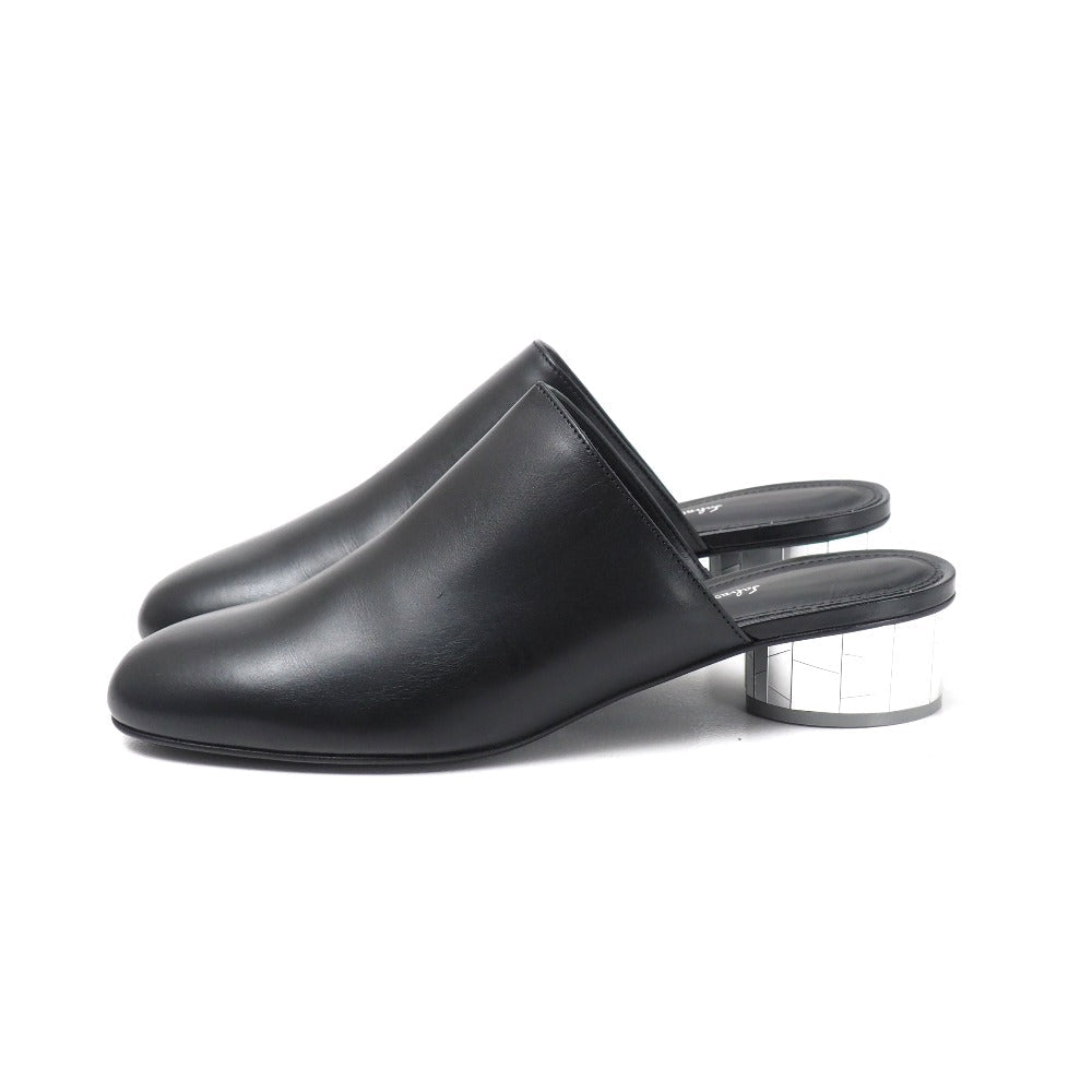 Salvatore Ferragamo – Mule – Black Leather – Size 8 – 100% Authentic Pre-Owned ✨Unused / Store Display Condition ~23% off MSRP