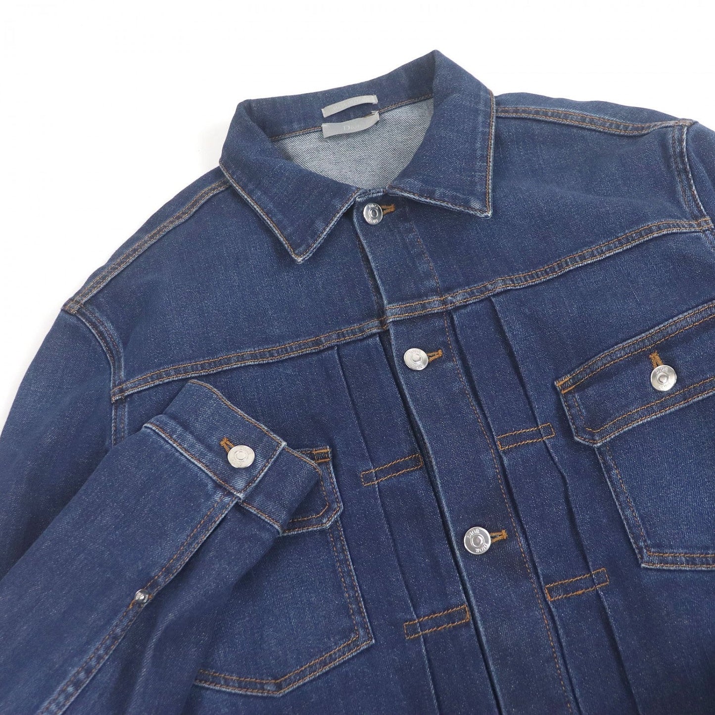 Dior Homme– Denim Jacket Indigo Blue Size: 48    100% Authentic ✨Excellent Pre-Owned condition ~24% off MSRP