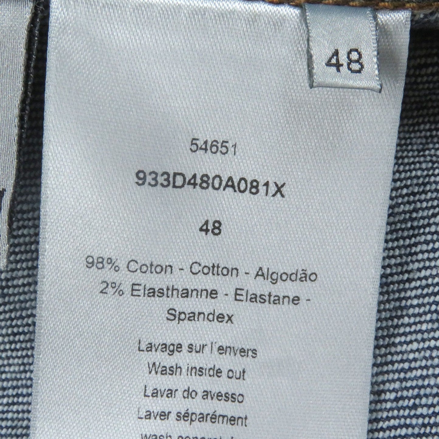 Dior Homme– Denim Jacket Indigo Blue Size: 48    100% Authentic ✨Excellent Pre-Owned condition ~24% off MSRP