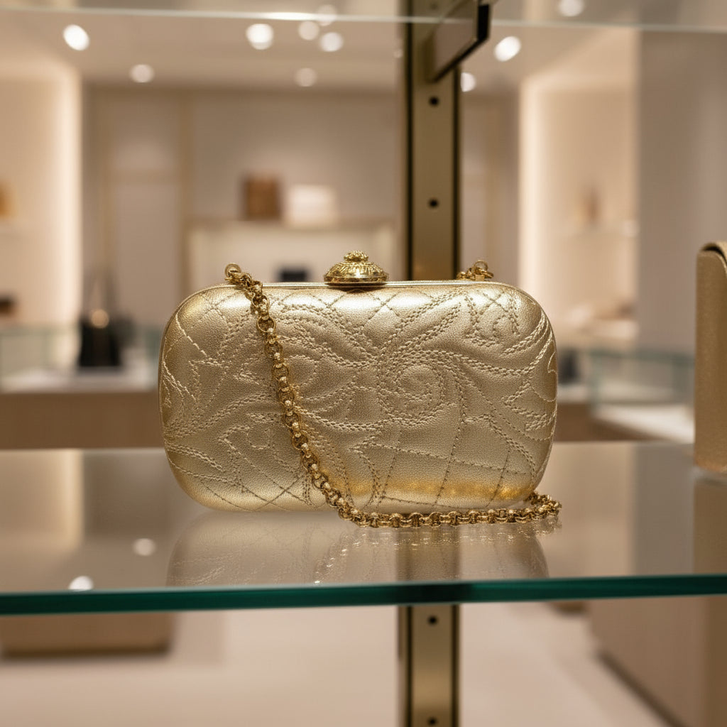 GIANNI VERSACE – Chain Shoulder Pouch – ✨Vintage – 100% Authentic Near Pristine ✨Excellent Pre-Owned, ~25% off MSRP