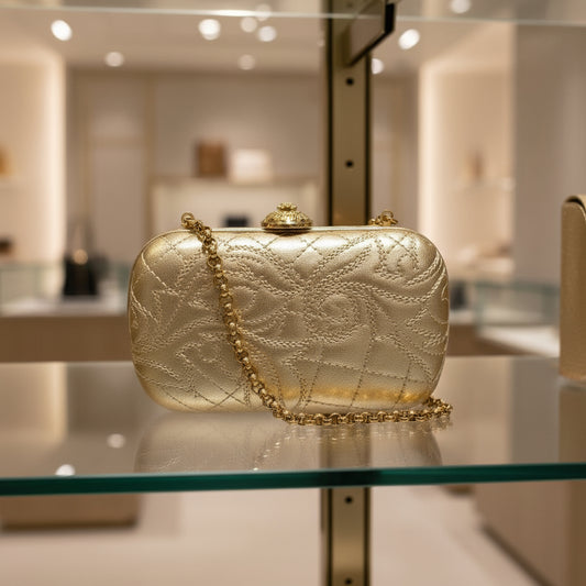 GIANNI VERSACE – Chain Shoulder Pouch – ✨Vintage – 100% Authentic Near Pristine ✨Excellent Pre-Owned, ~25% off MSRP