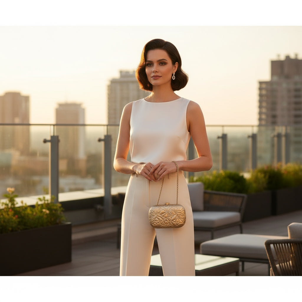 GIANNI VERSACE – Chain Shoulder Pouch – ✨Vintage – 100% Authentic Near Pristine ✨Excellent Pre-Owned, ~25% off MSRP