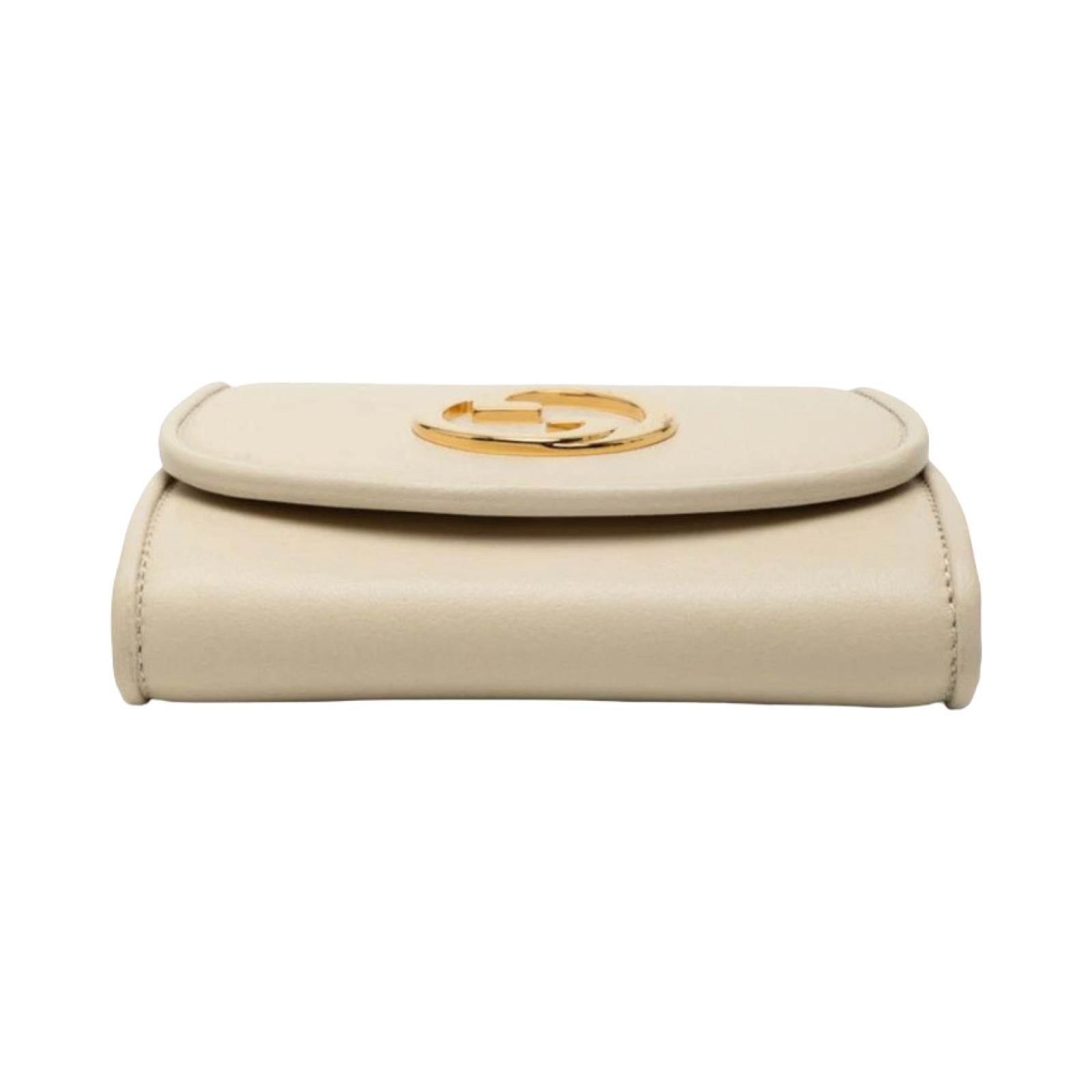 Gucci Interlocking G Blondie ivory chain shoulder wallet Authentic Previously Owned