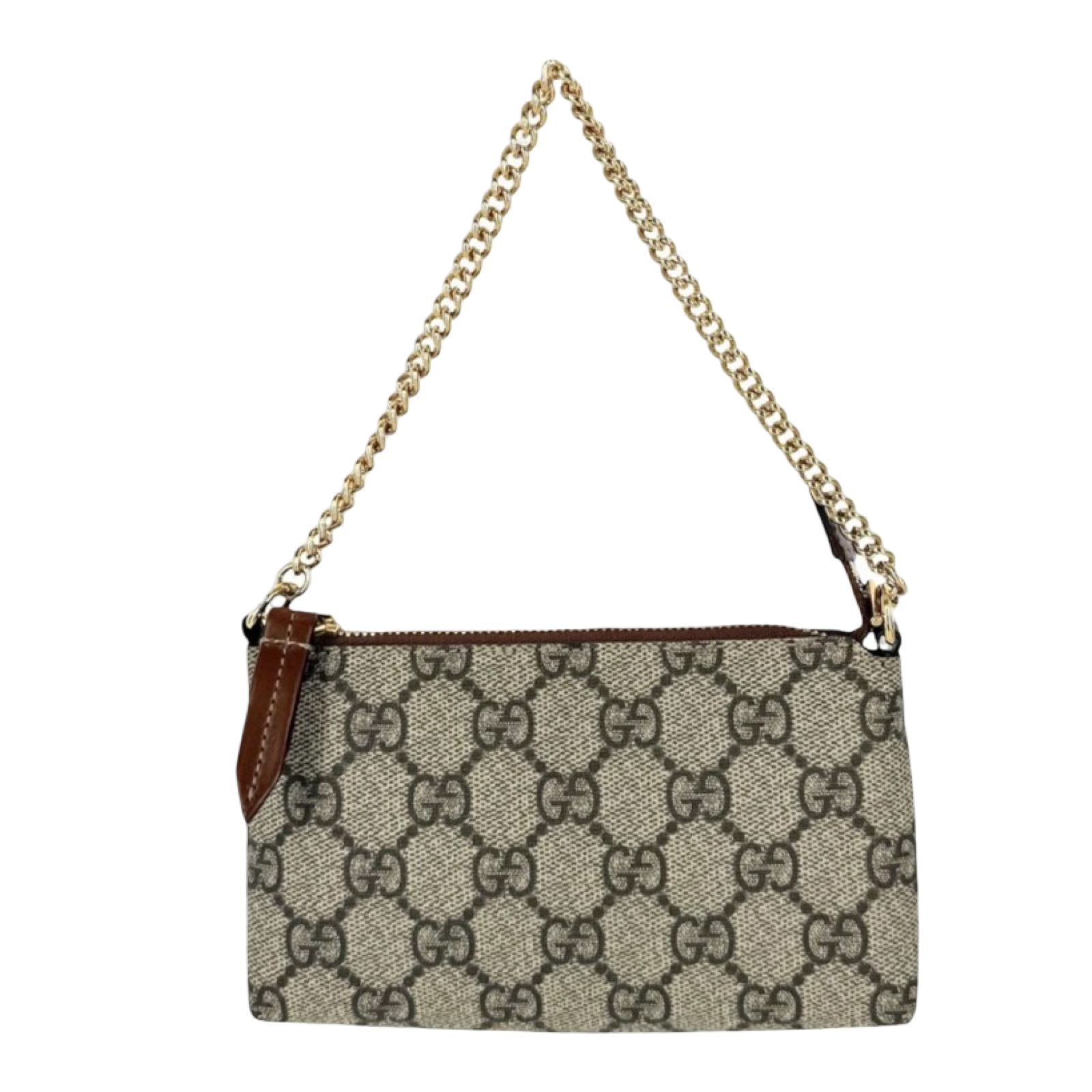 Gucci GG Canvas Small Leather Key Case Bag | Authentic Previously Owned