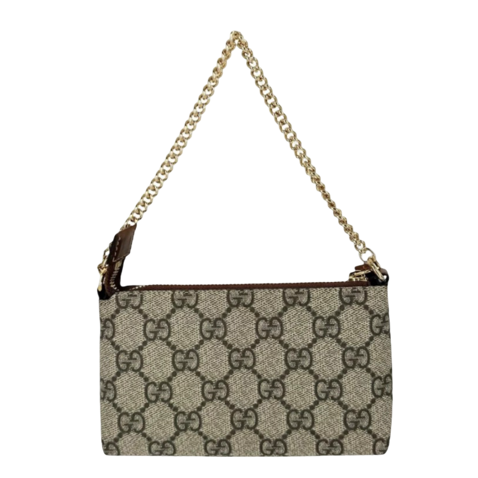 Gucci GG Canvas Small Leather Key Case Bag | Authentic Previously Owned