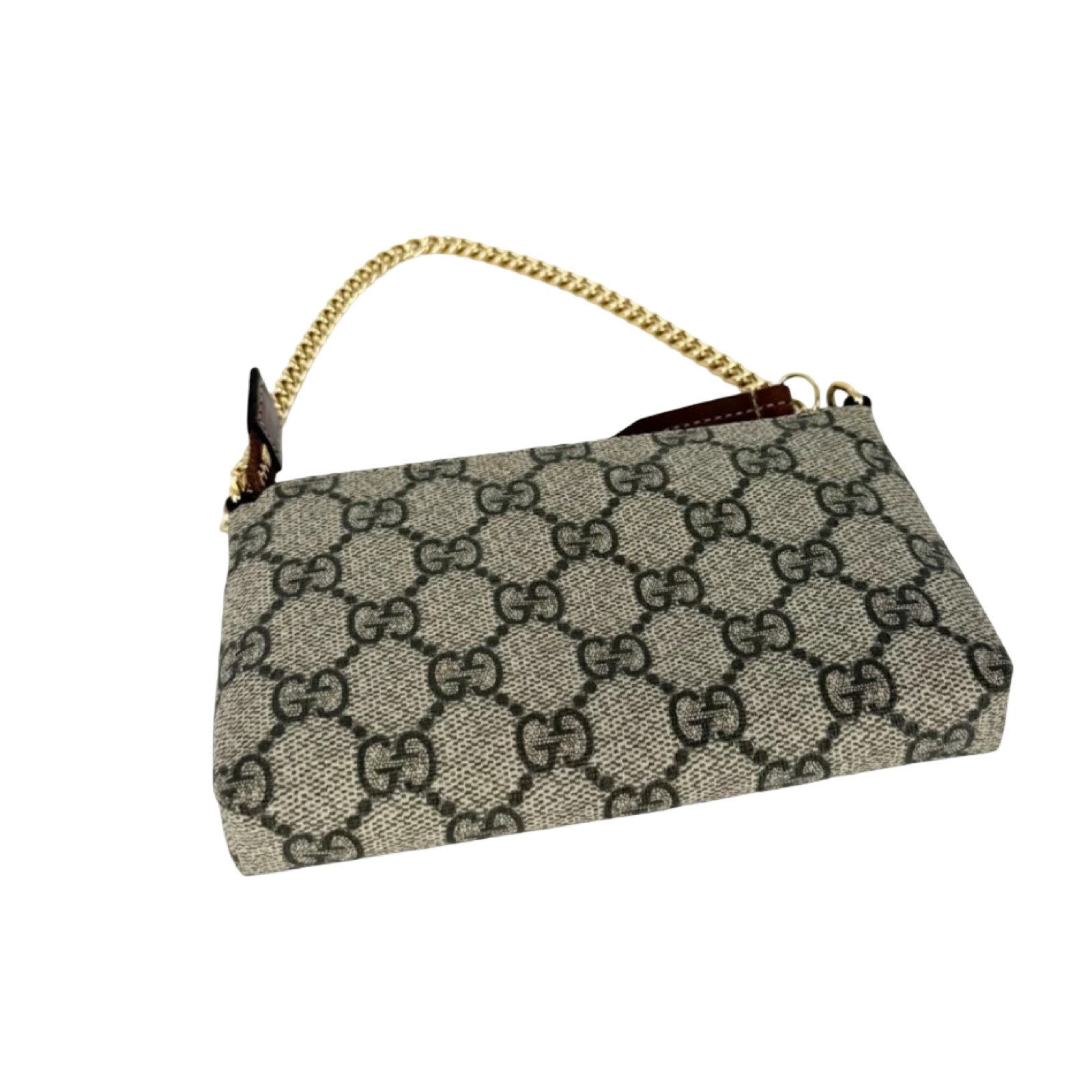 Gucci GG Canvas Small Leather Key Case Bag | Authentic Previously Owned