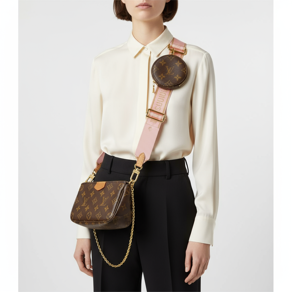 Louis Vuitton        Multi Pochette Accessoires 100% Authentic ✨Excellent Pre-Owned Condition with Minor Wear ~28% off MSRP