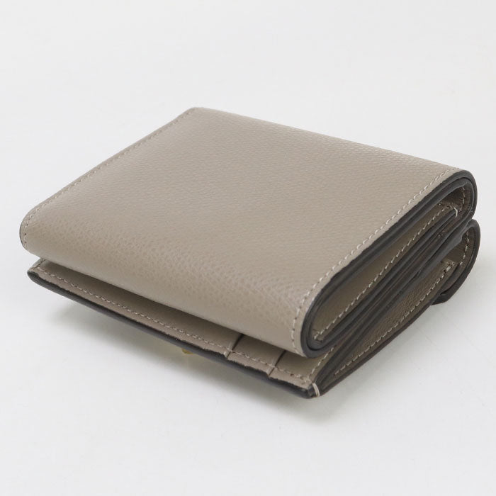 FENDI – FF Diamond Three-Fold Wallet – Gray Leather – 100% Authentic ✨Excellent Pre-Owned Condition ~22% Off MSRP